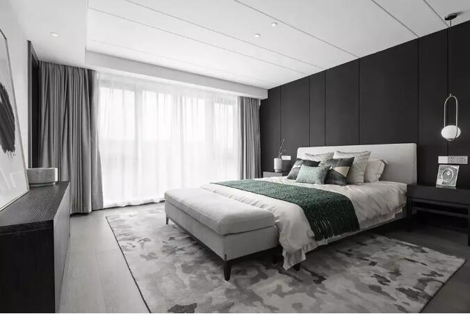 天花吊平顶+无主灯设计