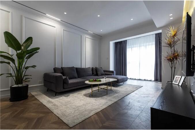 130㎡现代简雅，让空间营造出高级优雅的时尚与档次感！