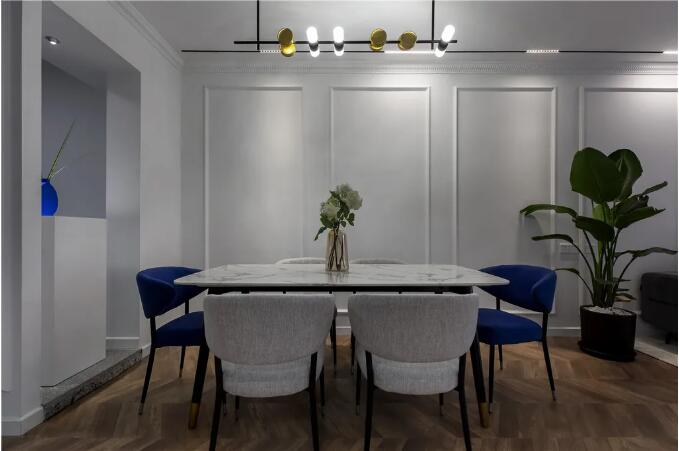 130㎡现代简雅，让空间营造出高级优雅的时尚与档次感！