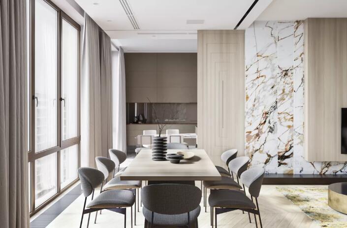 现代简约风装修案例，简约大气！