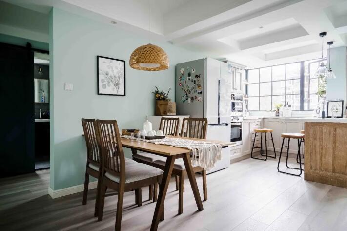 136平新房，巧用色彩搭配全屋漂亮极了