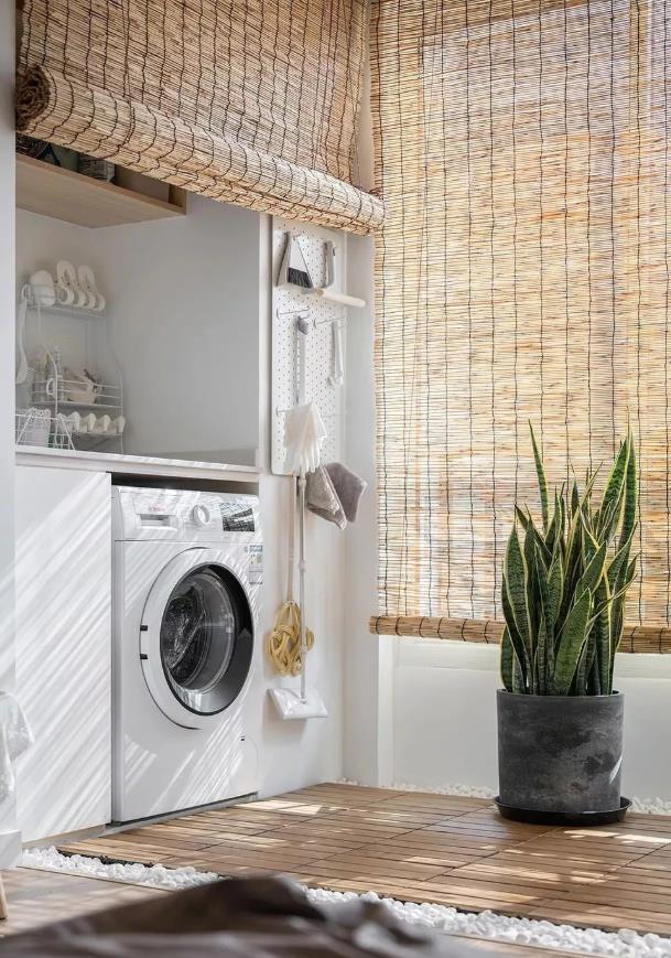 74平的原木风小户型二居室，喜欢这种简洁的设计