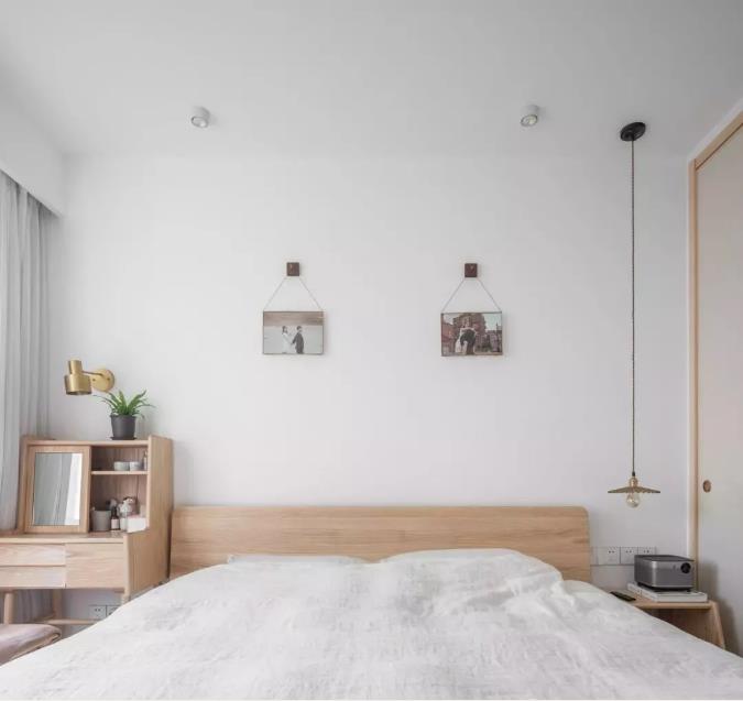 74平的原木风小户型二居室，喜欢这种简洁的设计