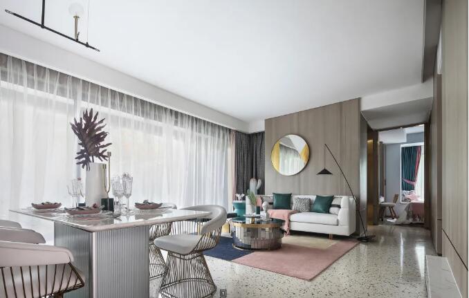 94㎡简约轻奢，营造出舒适浪漫的高级氛围感