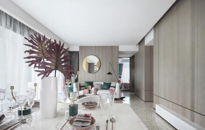 94㎡简约轻奢，营造出舒适浪漫的高级氛围感