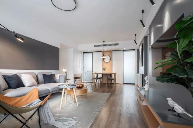 极简三居室最少元素打造出高质量的空间设计