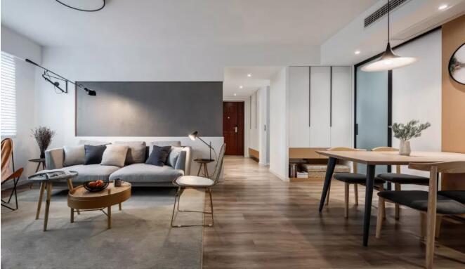 极简三居室最少元素打造出高质量的空间设计