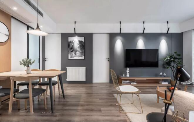 极简三居室最少元素打造出高质量的空间设计