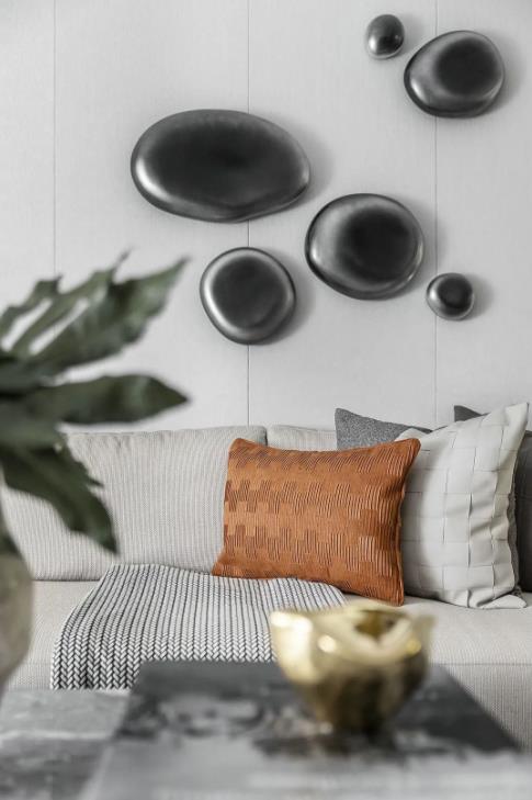 110平现代轻奢风格装修,嵌入式大理石背景墙 110平现代轻奢风格装修,嵌入式大理石背景墙