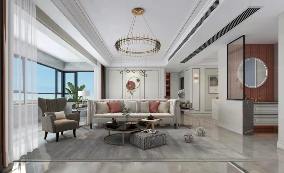 简约美式风格-135㎡