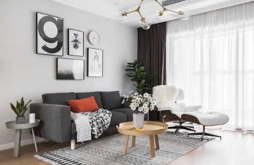 北欧风三居室，有颜色的背景墙就是不一样，时尚又好看