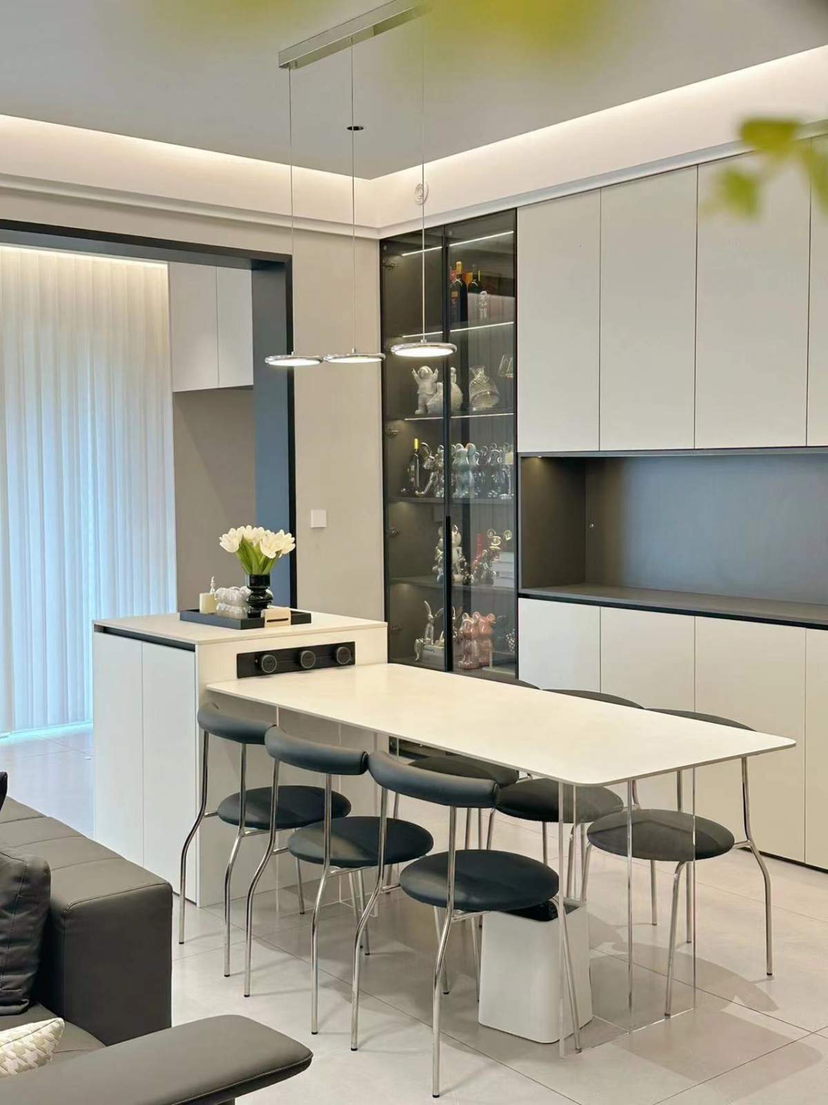 咸阳装修案例沣馨苑135平—现代风格