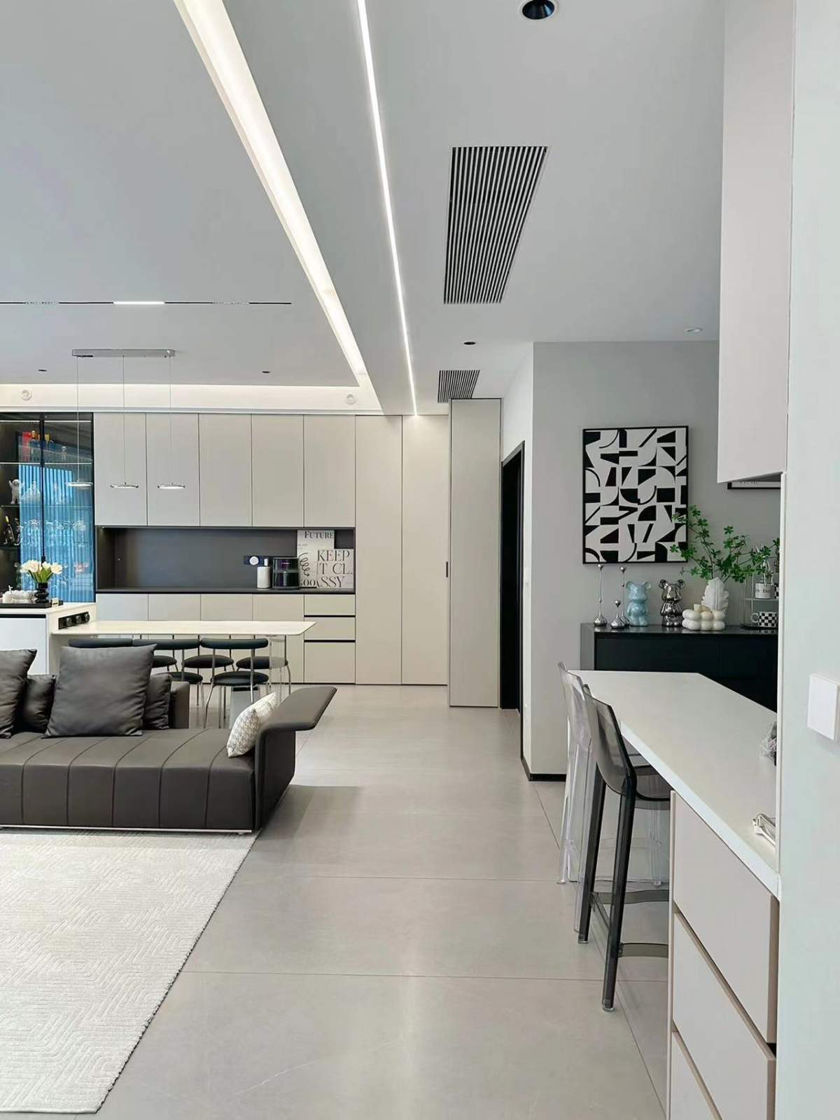 咸阳装修案例沣馨苑135平—现代风格