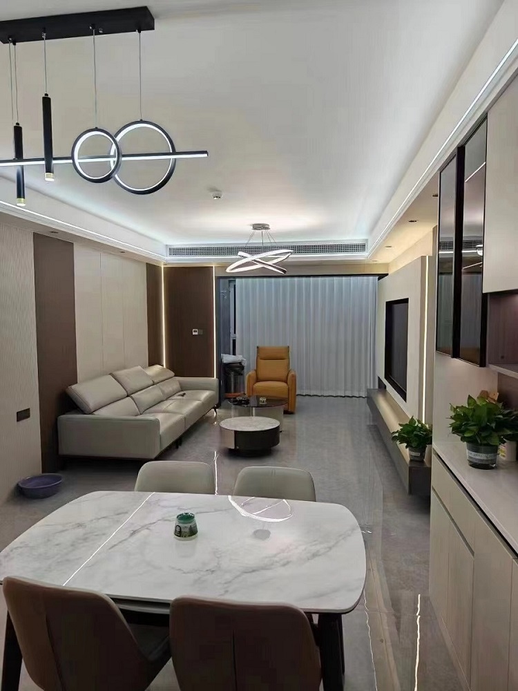 龙湖彩虹郦城138平—现代风格