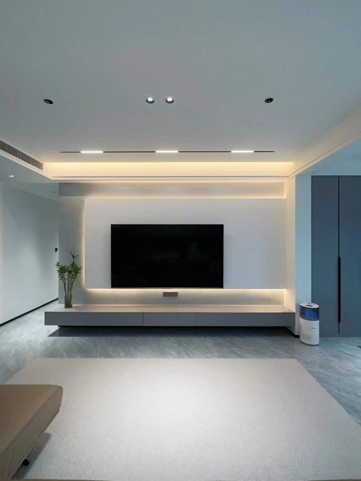 咸阳装修案例日月公馆140平—现代简约风格