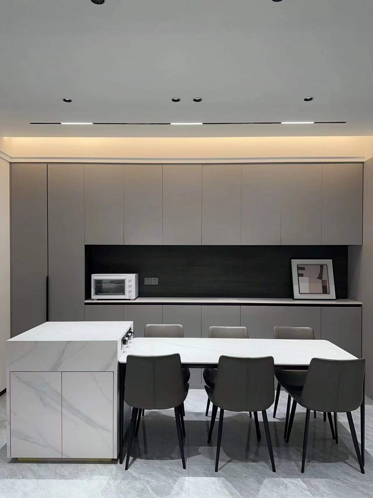 咸阳装修案例日月公馆140平—现代简约风格