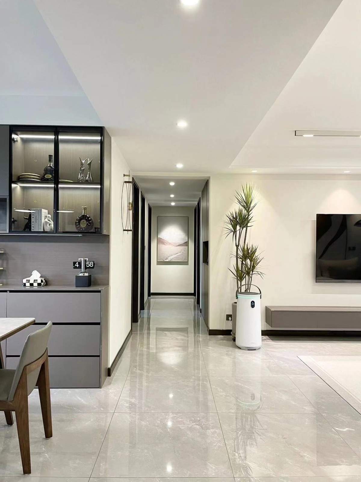 咸阳装修案例中华世纪城143平—现代简约风格