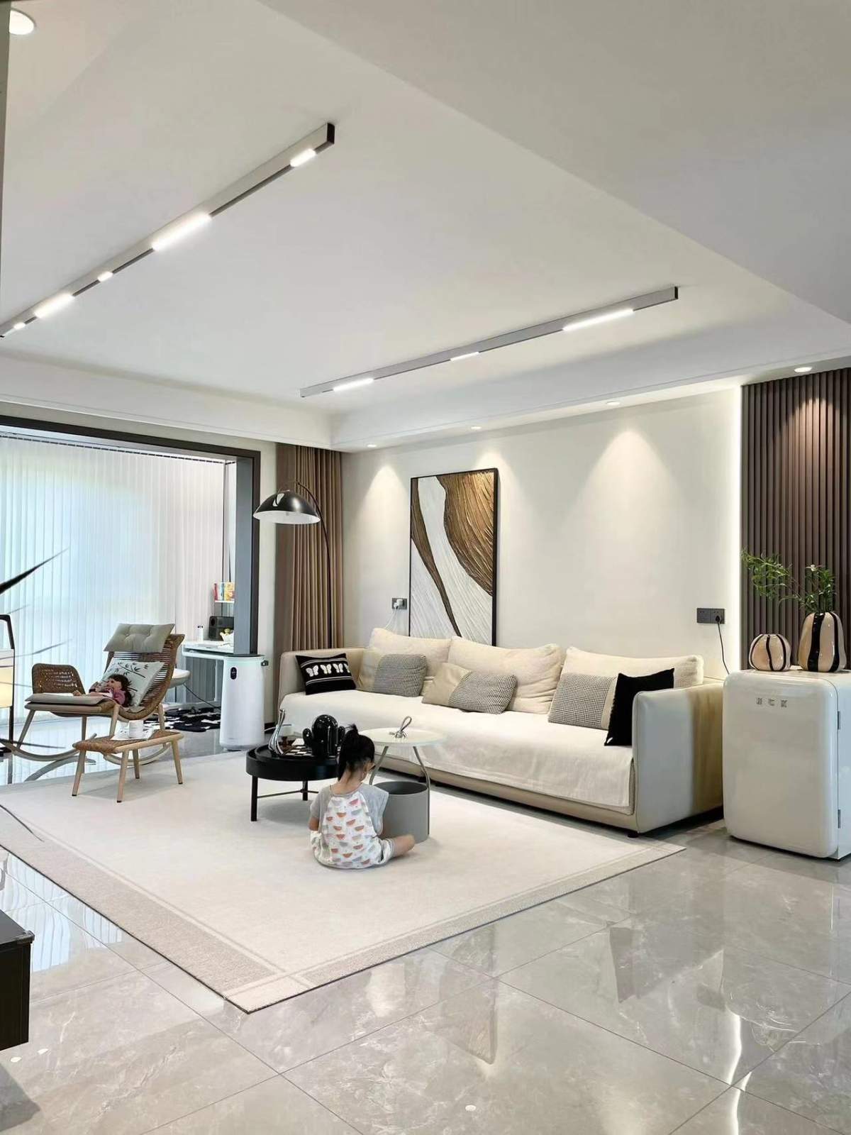 咸阳装修案例中华世纪城143平—现代简约风格