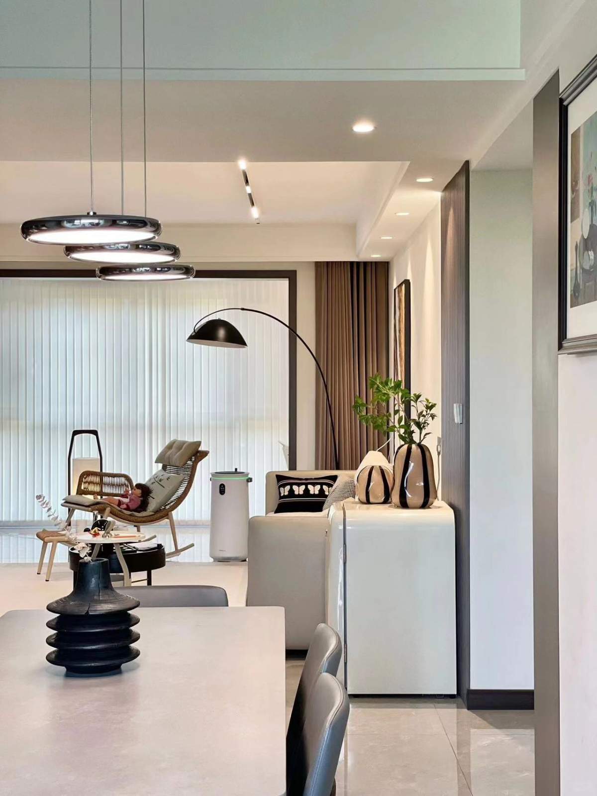 咸阳装修案例中华世纪城143平—现代简约风格