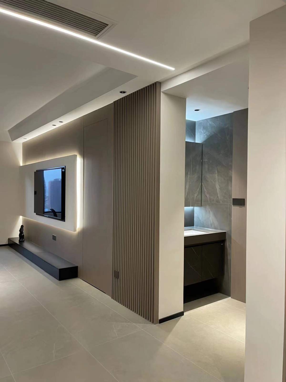 中州蓝湖郡135平—意式极简风格