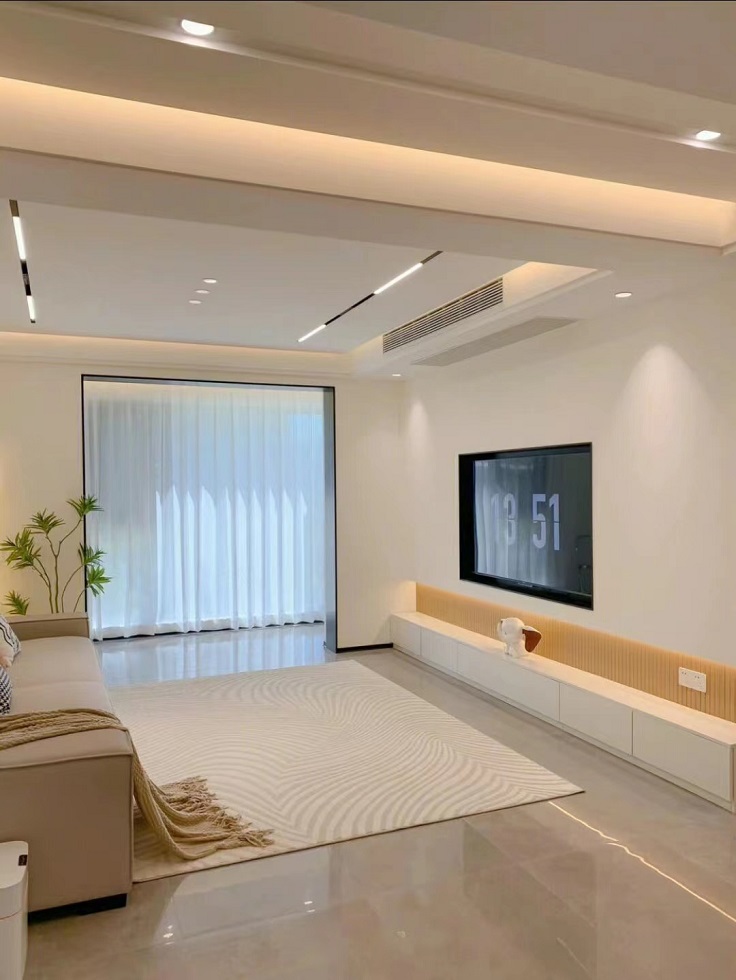 咸阳装修案例华泰玉景台133平—简约风格