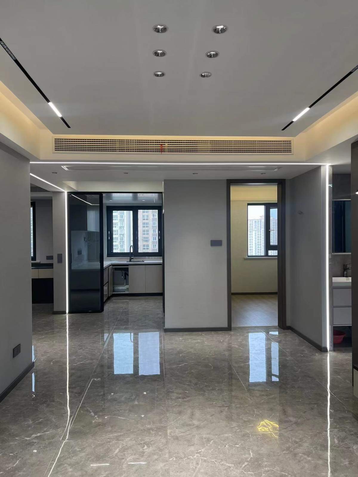 咸阳装修案例美域熙湖143平—现代简约风格