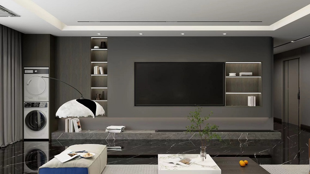 咸阳装修案例黑金现代简约