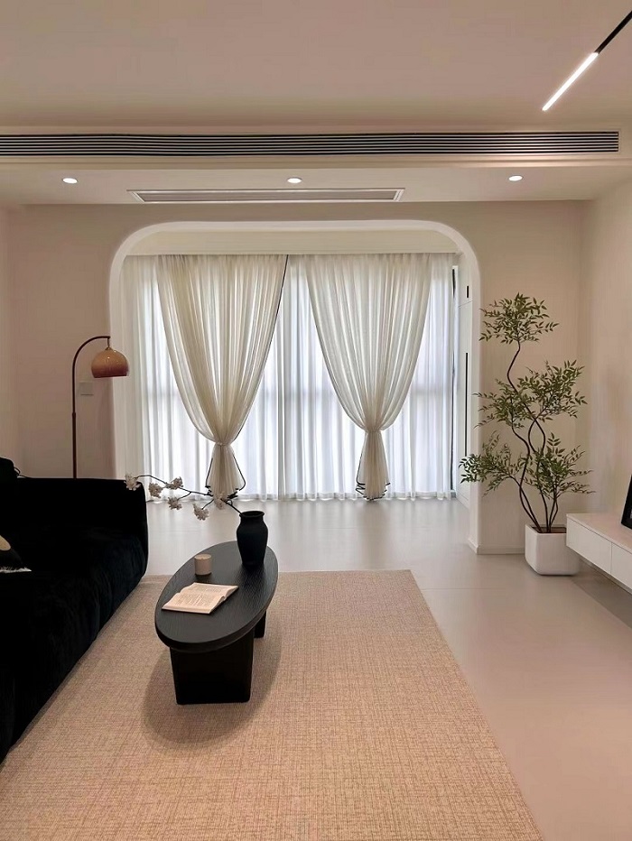 咸阳装修案例金科世界城99平——奶油风