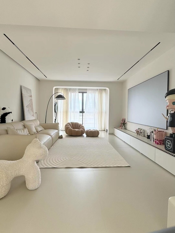 咸阳装修案例林凯城125平——奶油风格