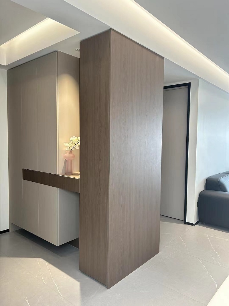 咸阳装修案例又一程123平——意式极简风格