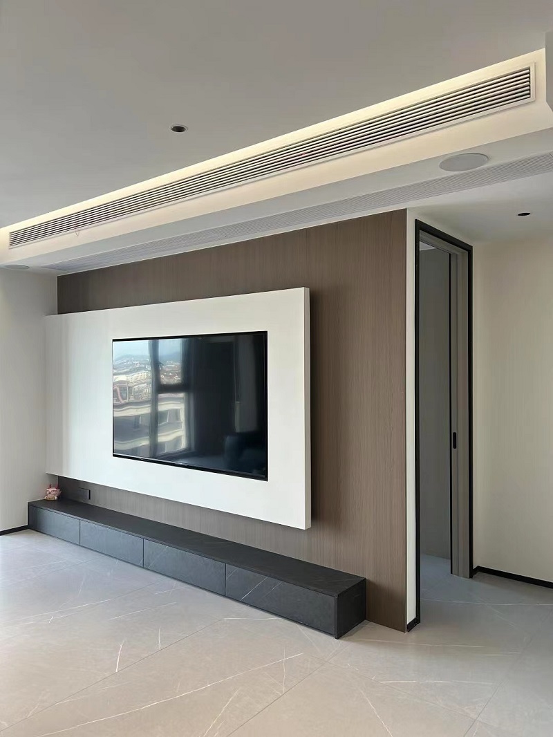 咸阳装修案例又一程123平——意式极简风格