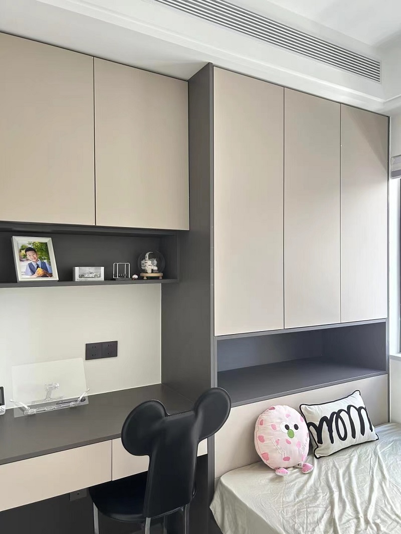 咸阳装修案例又一程123平——意式极简风格