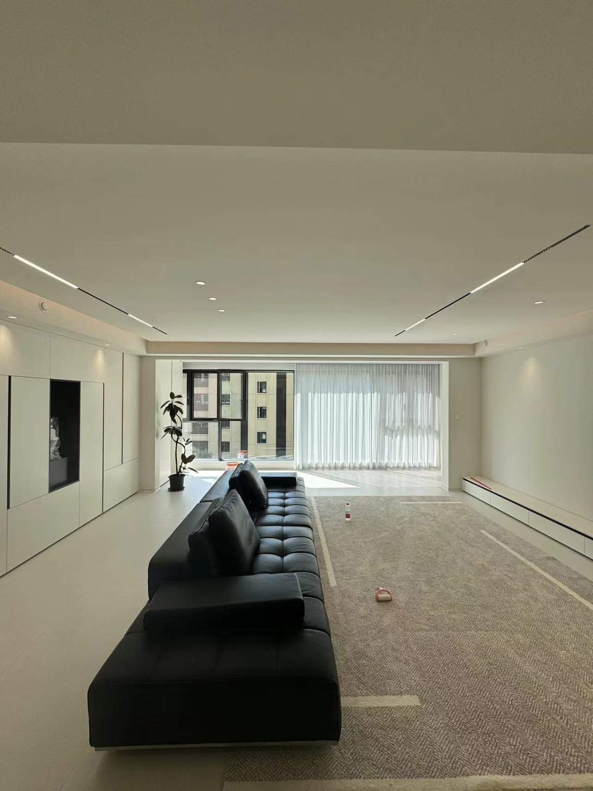 咸阳装修案例龙湖彩虹郦城165平—极简风格