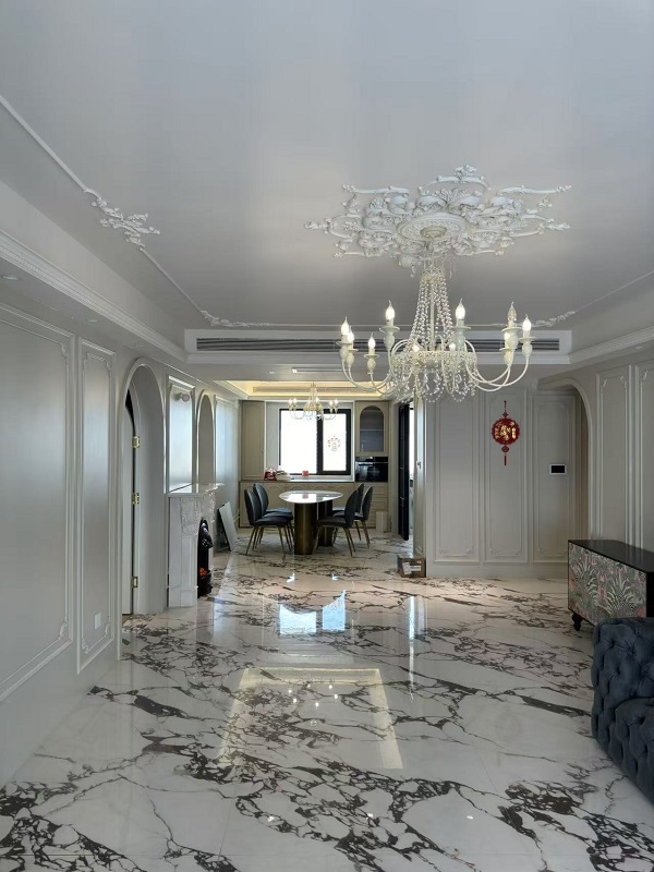 咸阳装修案例中央首府170平—法式复古风格