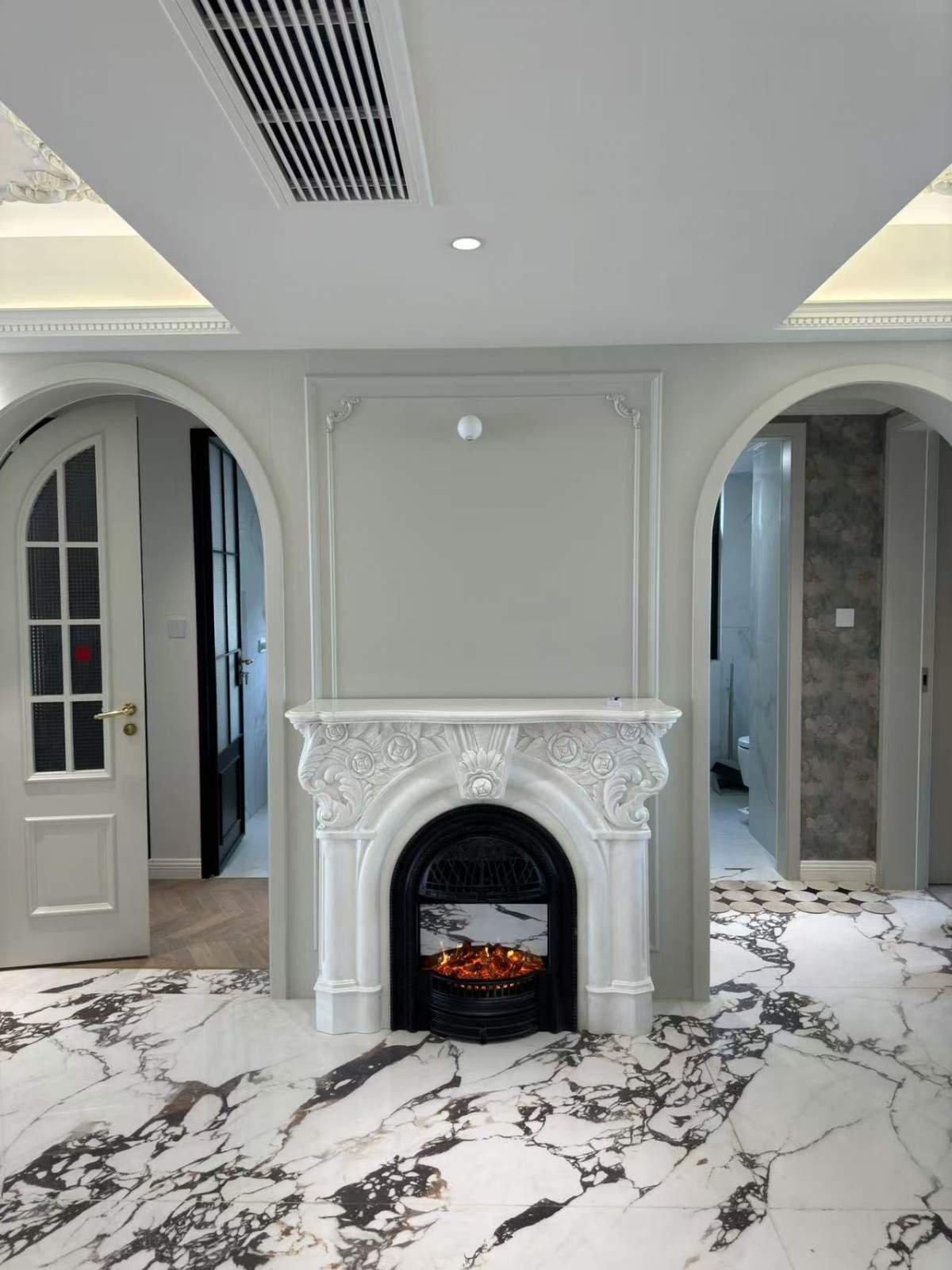 咸阳装修案例中央首府170平—法式复古风格