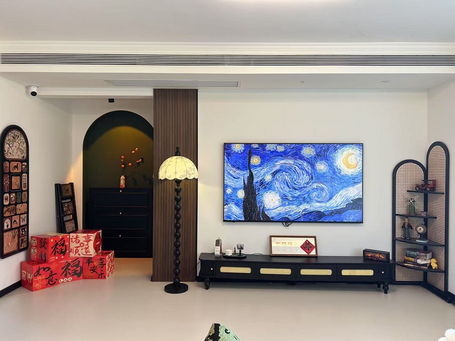 咸阳装修案例金方圆120平—中古风