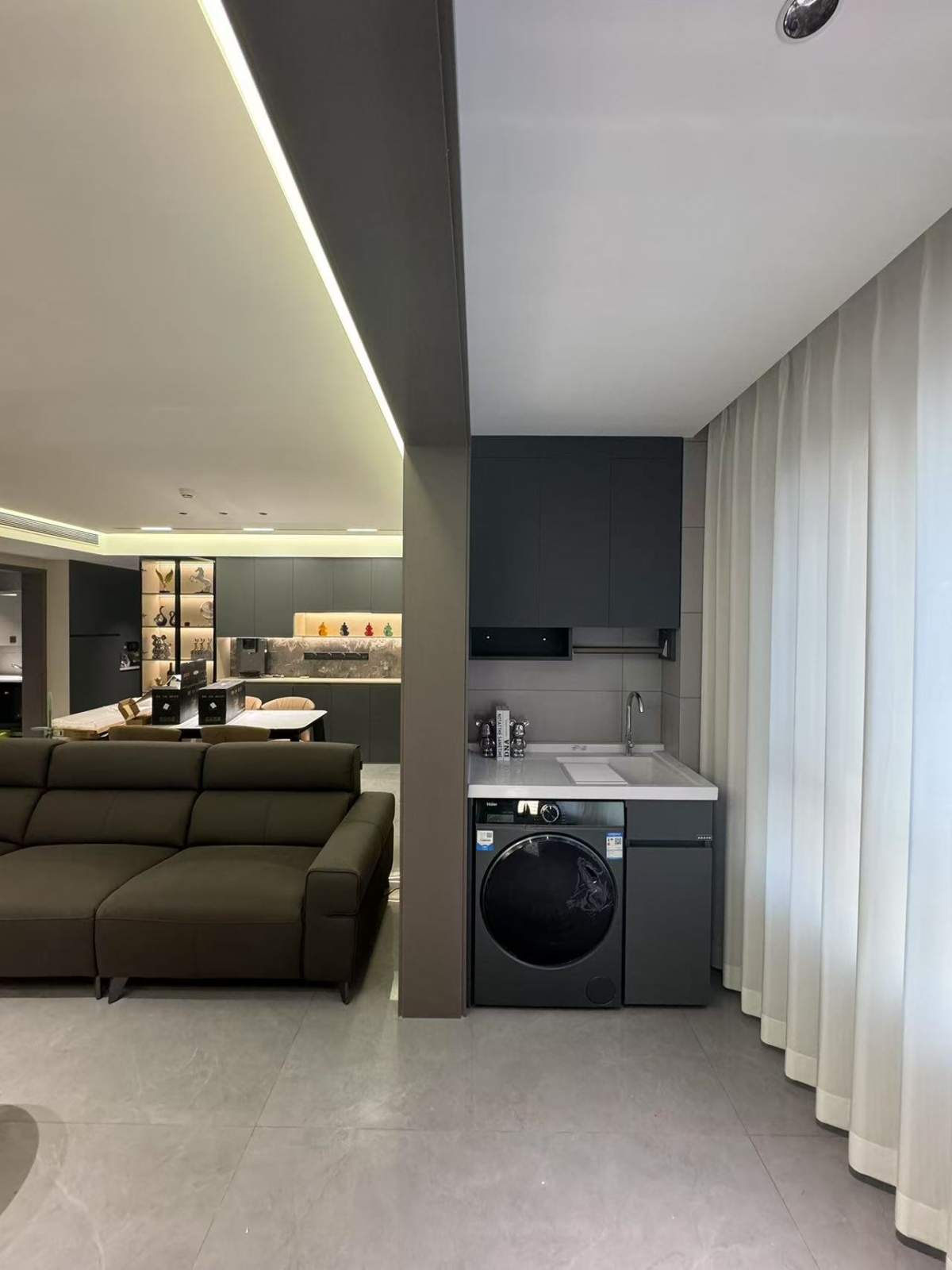 咸阳装修案例金科世界城144平—现代简约风格