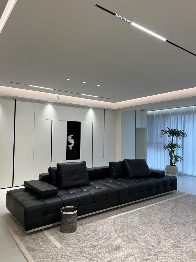 咸阳装修案例龙湖彩虹郦城160平—极简风格