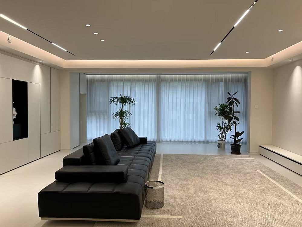 咸阳装修案例龙湖彩虹郦城160平—极简风格