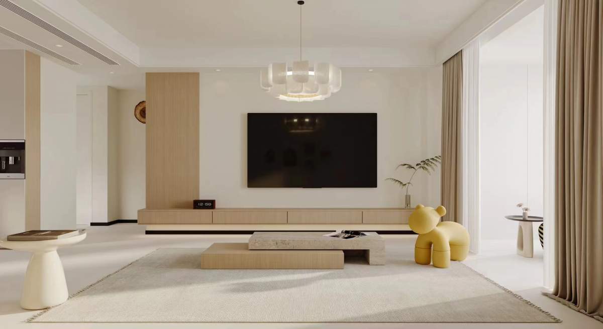 中央首府138m²—原木奶油风