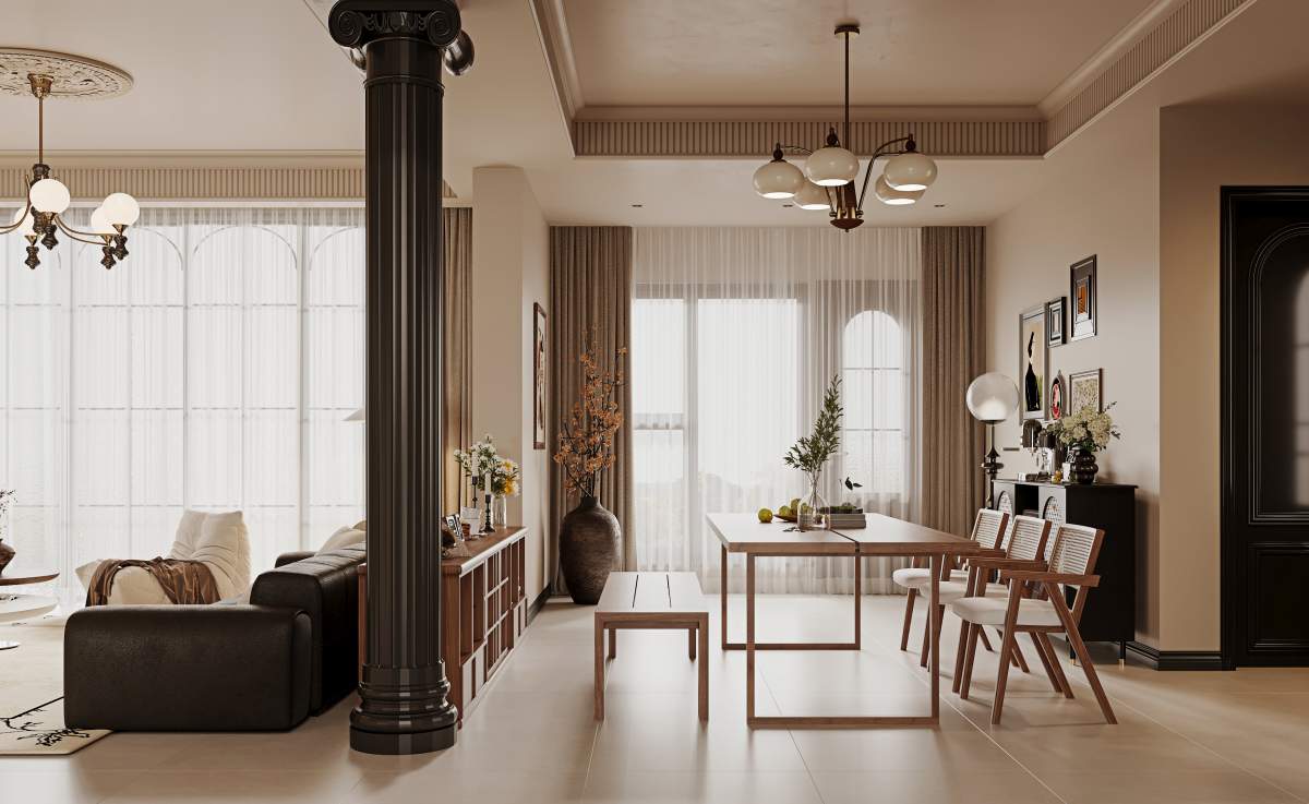 咸阳装修案例混搭风格