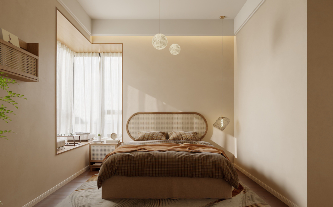 咸阳装修案例中央首府175m²—法式奶油风格