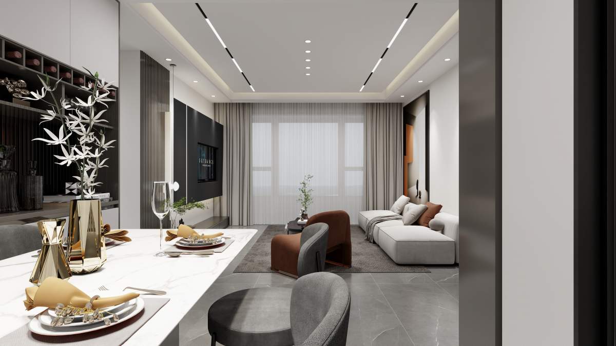 龙湖彩虹郦城120m²—现代简约风格