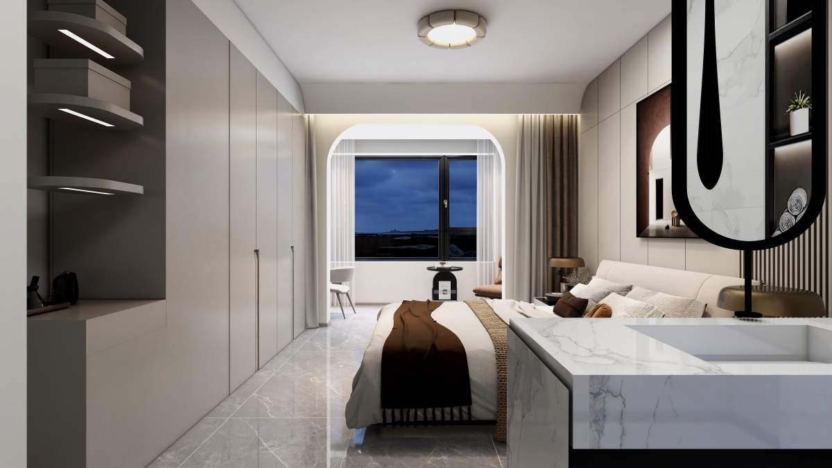 咸阳装修案例绿城春江花月151m²—现代简约风格