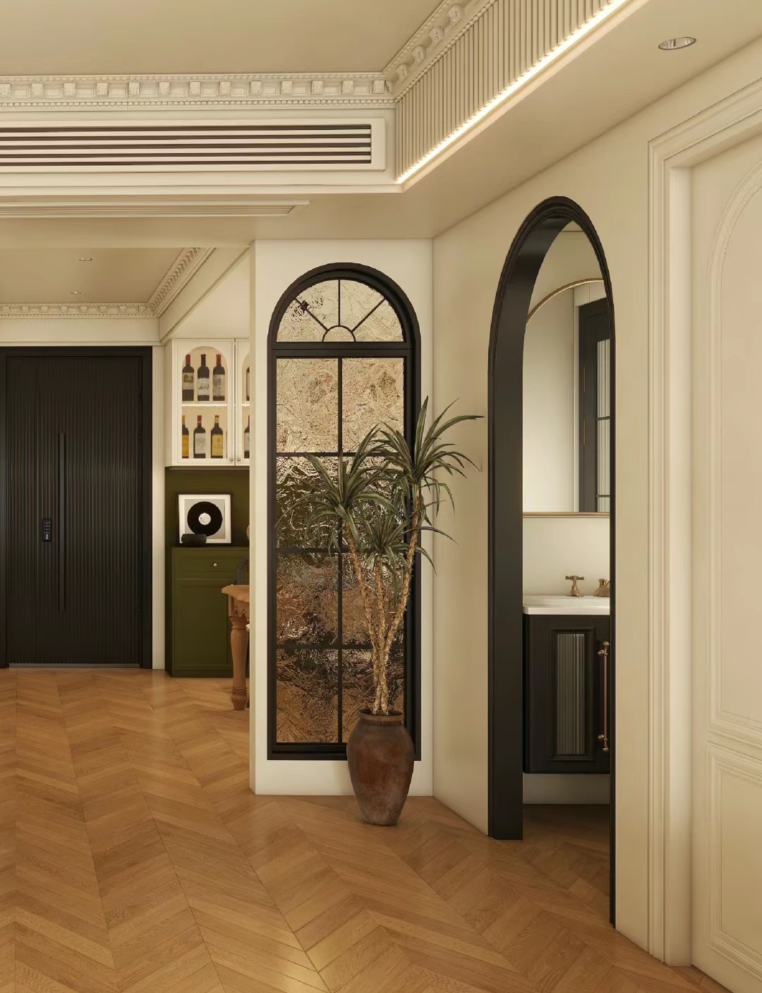 沣荷嘉苑98m²—法式复古风格