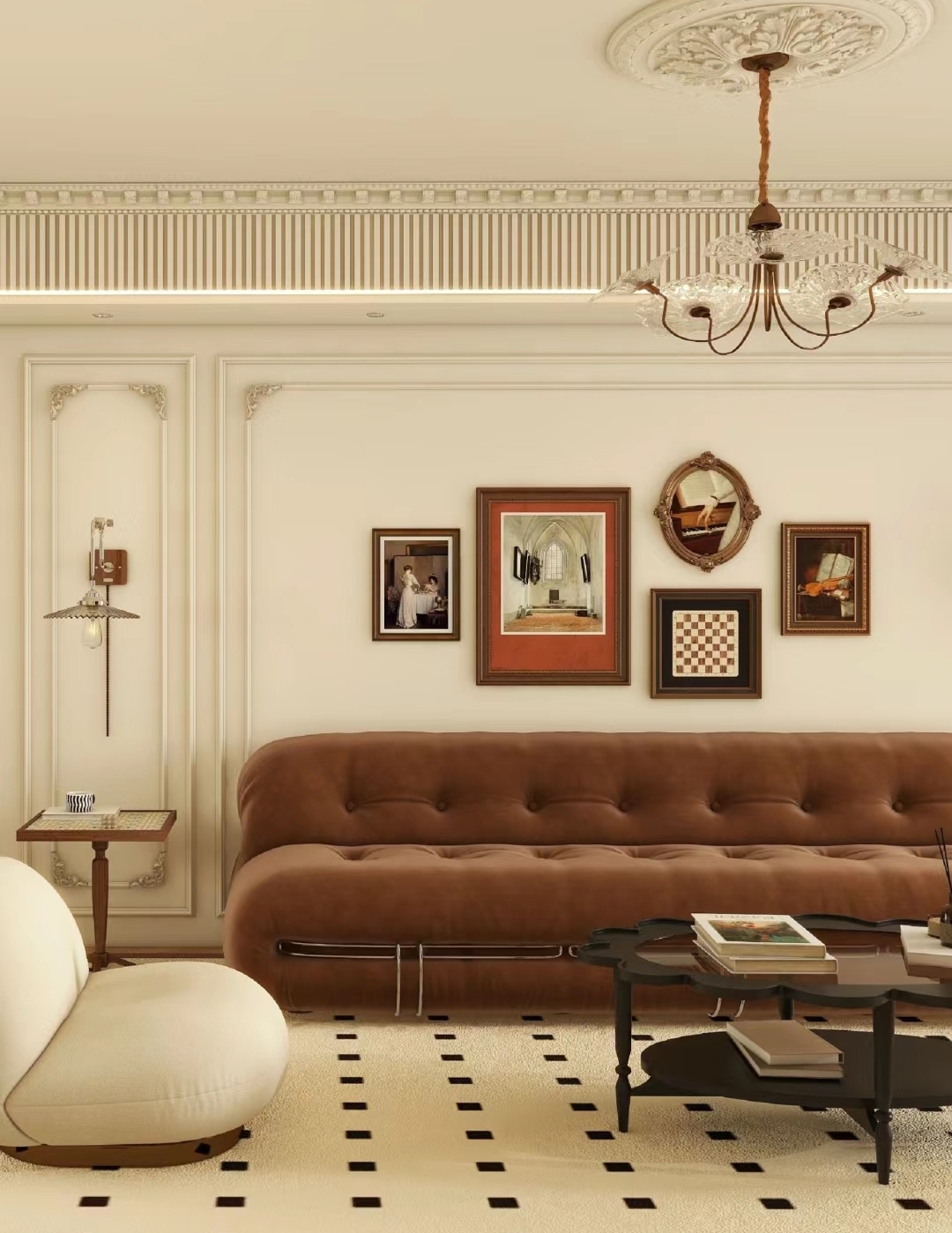 沣荷嘉苑98m²—法式复古风格