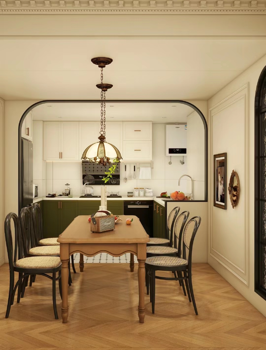 沣荷嘉苑98m²—法式复古风格