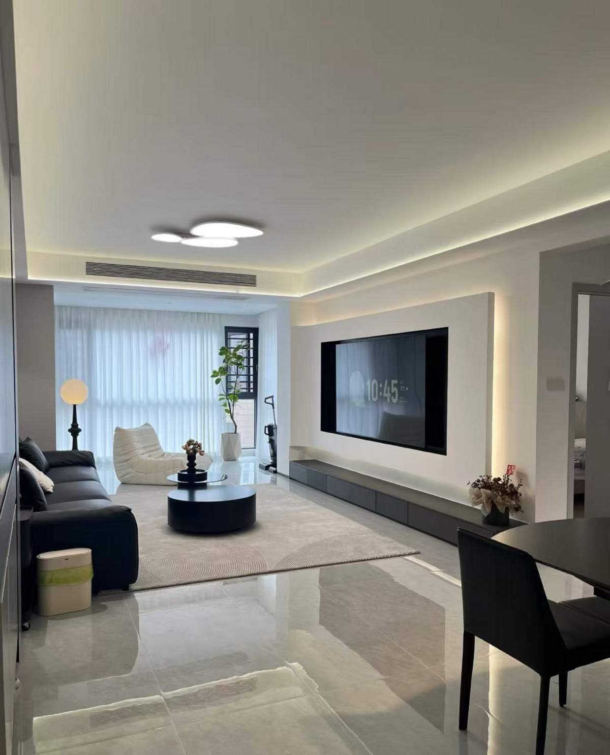 天地源珺樾坊105平—黑白灰风格