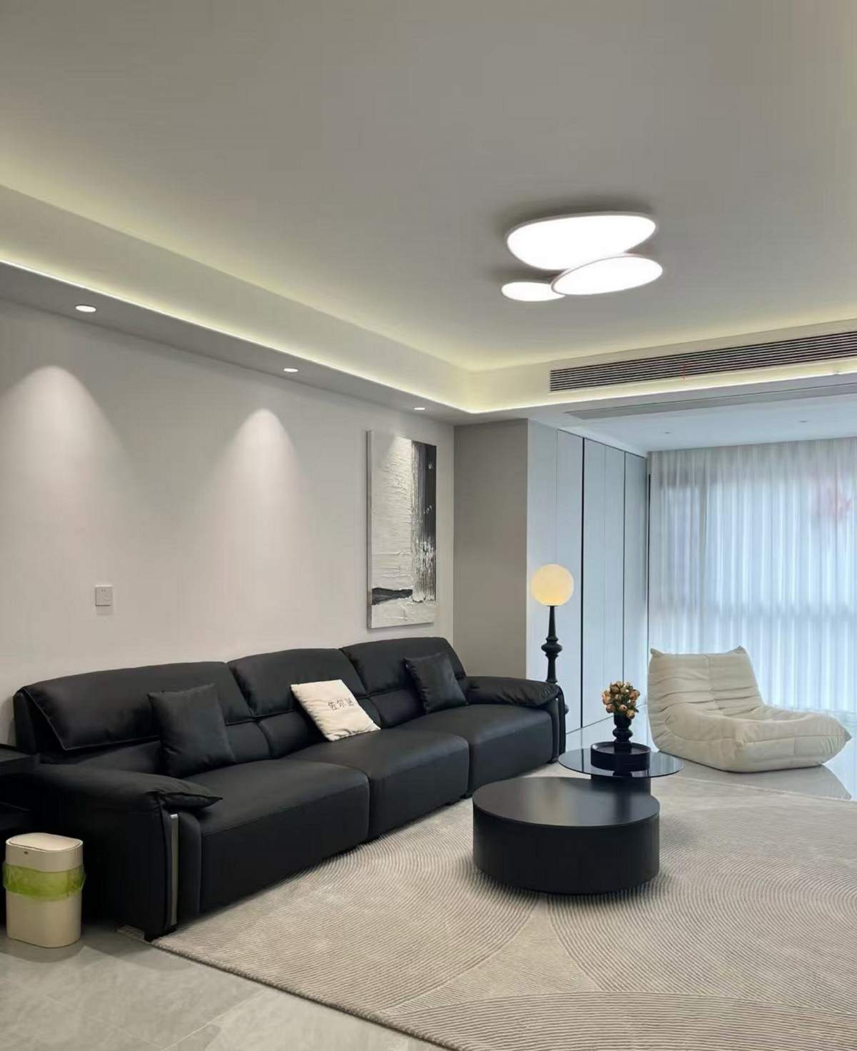 天地源珺樾坊105平—黑白灰风格