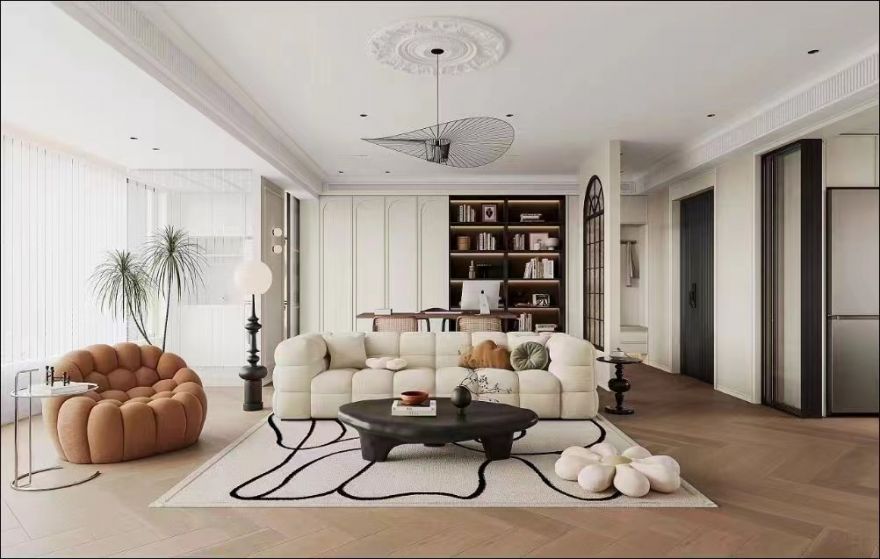 泾河首府165平——奶油风格